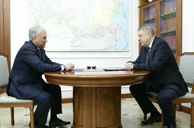 Володин провел рабочую встречу с губернатором Брянской области