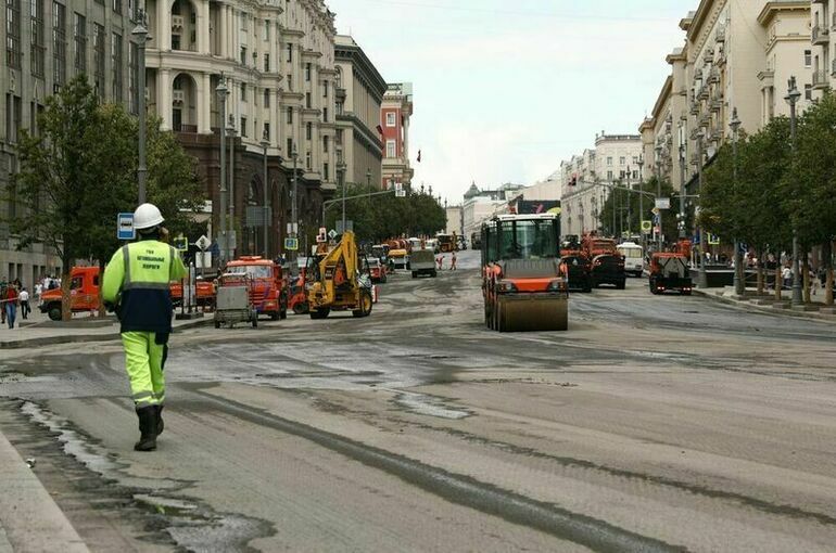 Участок Тверской улицы закроют для движения транспорта с 15 по 18 августа