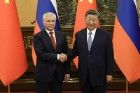 Председатель Государственной Думы Вячеслав Володин и Председатель КНР Си Цзиньпин.
© Пресс-служба Госдумы