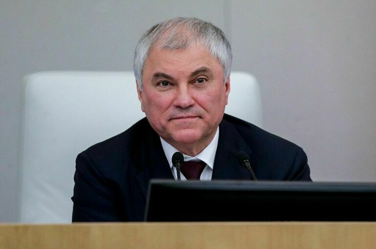 Володин рассказал депутатам о разговоре с Владимиром Путиным