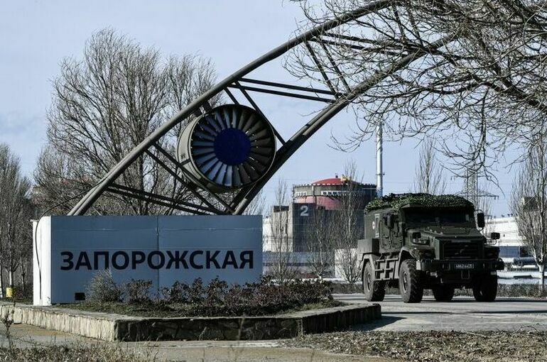 Украинские боевики обстреляли топливные склады ЗАЭС