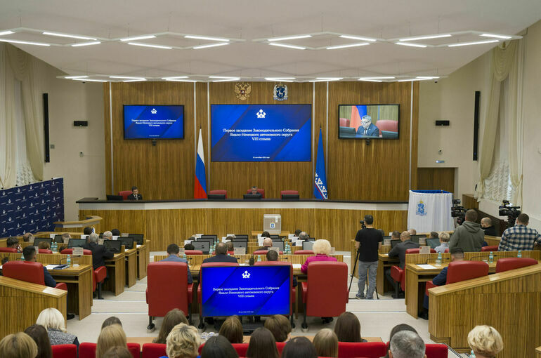 Сергей Ямкин возглавил ямальский парламент восьмого созыва