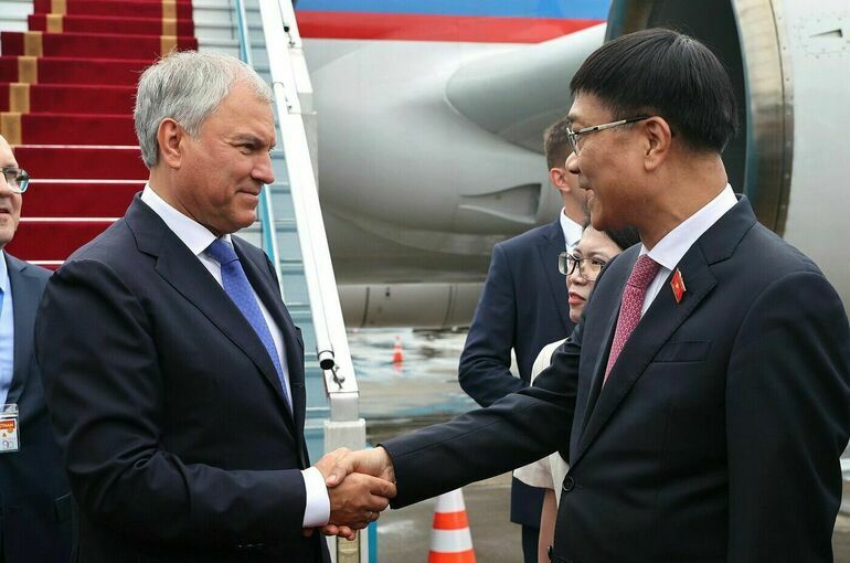 Володин рассказал, что депутаты Госдумы обсудят с вьетнамскими коллегами