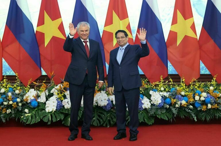 Володин обсудил с премьер-министром Вьетнама торгово-экономическое сотрудничество двух стран