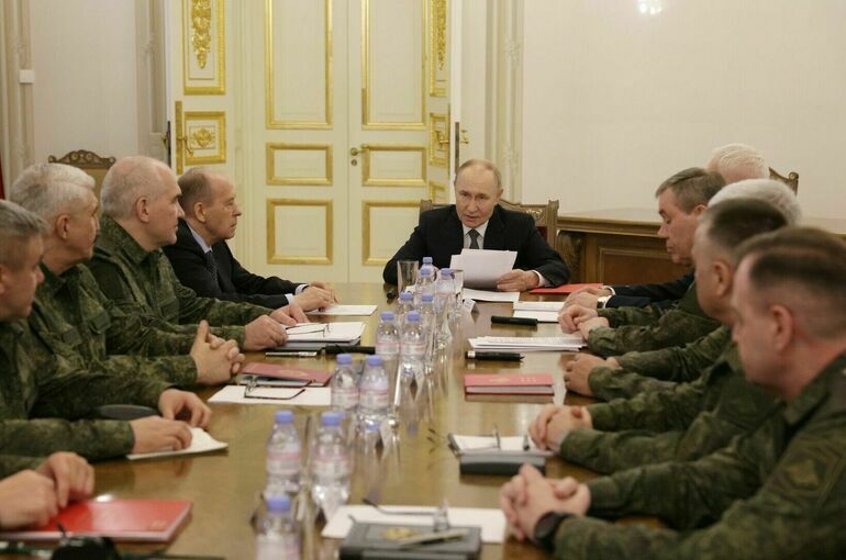 Путин заявил, что ВСУ отступают по всей линии боевого соприкосновения