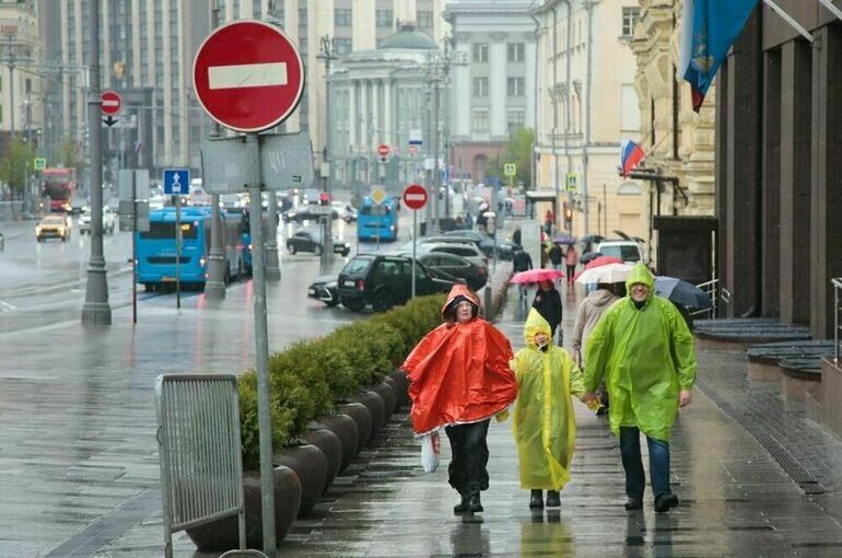 Москвичам спрогнозировали дождливое и холодное начало недели