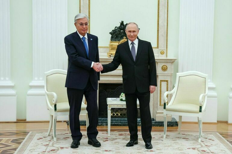 Президент Казахстана Токаев прибыл в Кремль для встречи с Путиным
