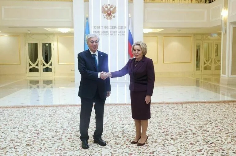 Матвиенко встретилась в Совете Федерации с президентом Казахстана