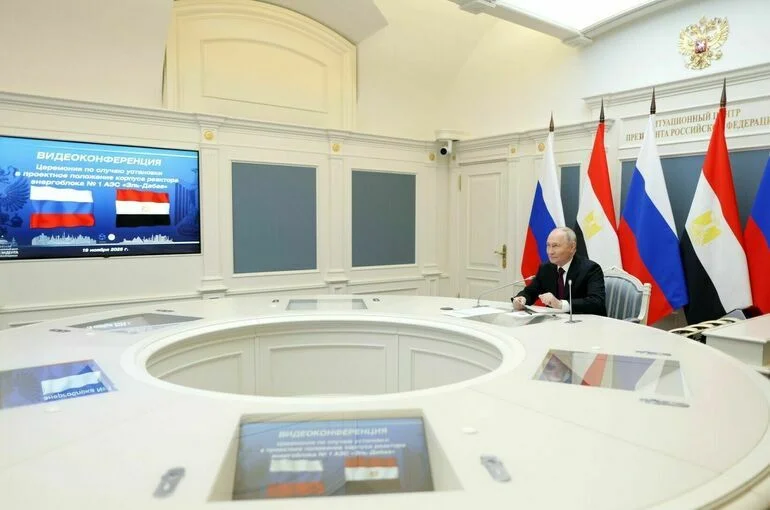 Путин назвал успешным строительство первой в Египте АЭС при участии России