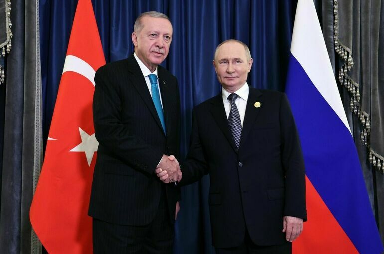 Путин и Эрдоган договорились активизировать контакты по Украине