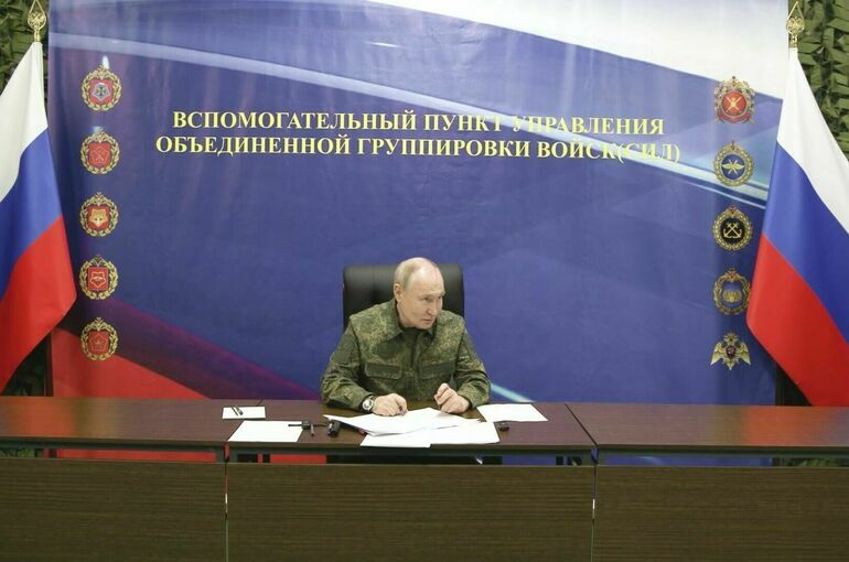 Путин назвал ситуацию на поле боя трагедией для украинского народа