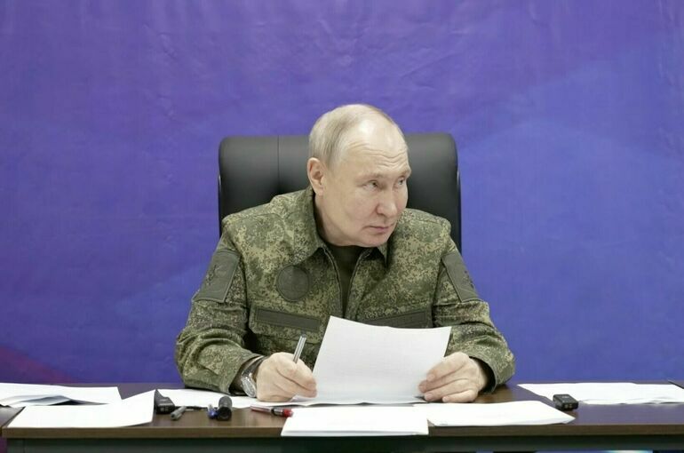 Путин: Инициатива находится в руках ВС РФ на всей линии соприкосновения