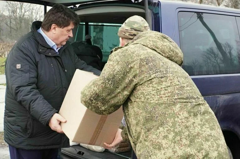 Юрий Клепиков доставил военным очередную партию гуманитарного груза