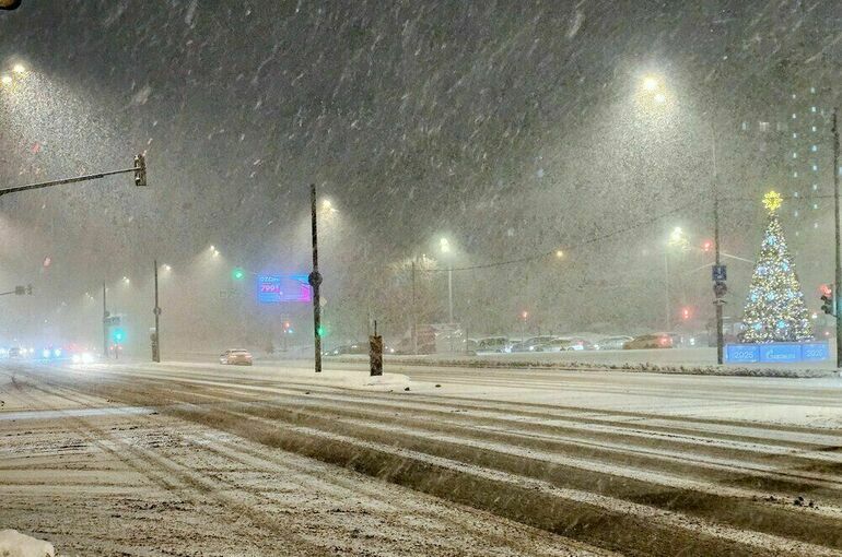 В Москве и Подмосковье выпадет до 4 см снега