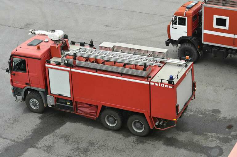 На бывшем заводе Volkswagen в Калуге произошел пожар