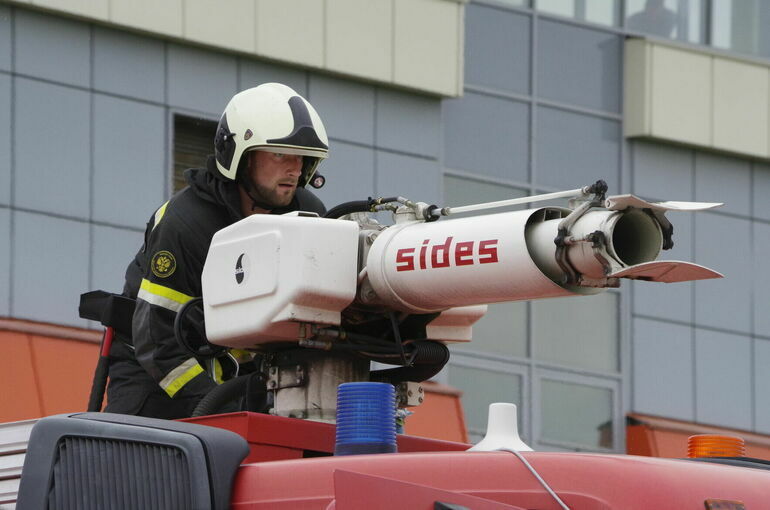 Пожар на бывшем заводе Volkswagen в Калуге потушили