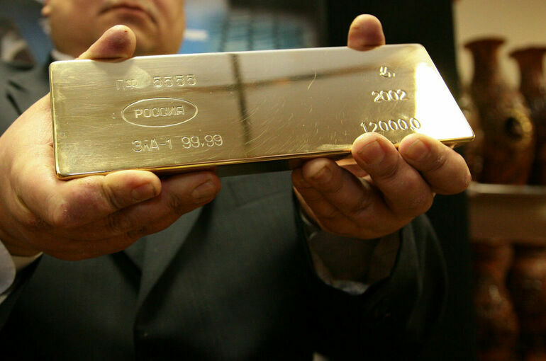 В России на 11,8% выросло производство золота