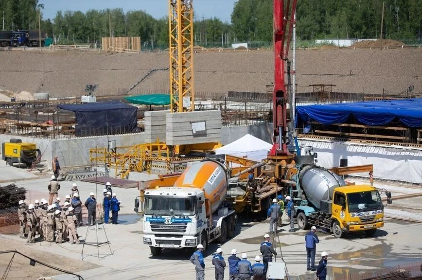 Строительство новейшего атомного реактора на быстрых нейтронах БРЕСТ-300 в Северске