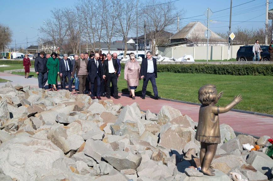 На мемориале «Концлагерь «Красный».