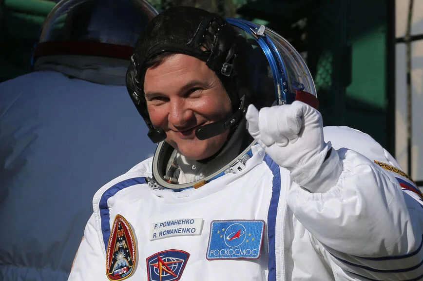 Член экипажа экспедиции на МКС космонавт Роскосмоса Роман Романенко.