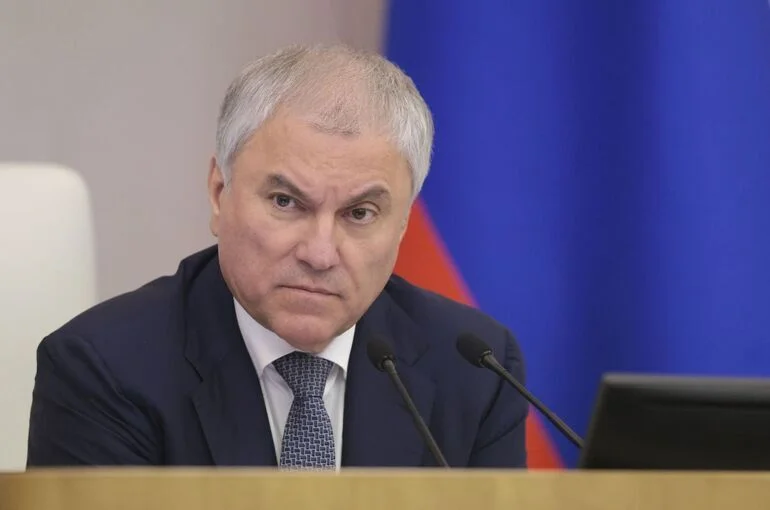 Володин: Решая задачи СВО, Россия борется за свою безопасность