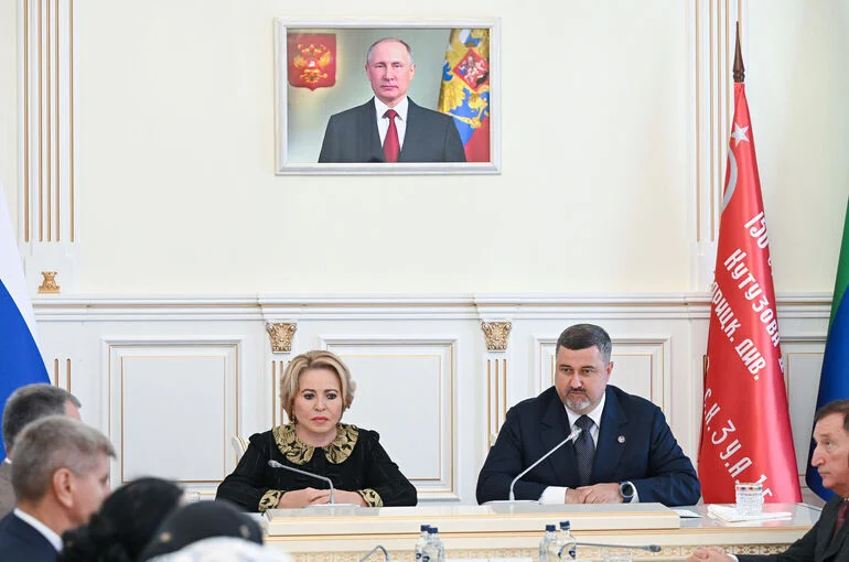 Матвиенко оценила работу Федора Щукина на посту врио главы Дагестана