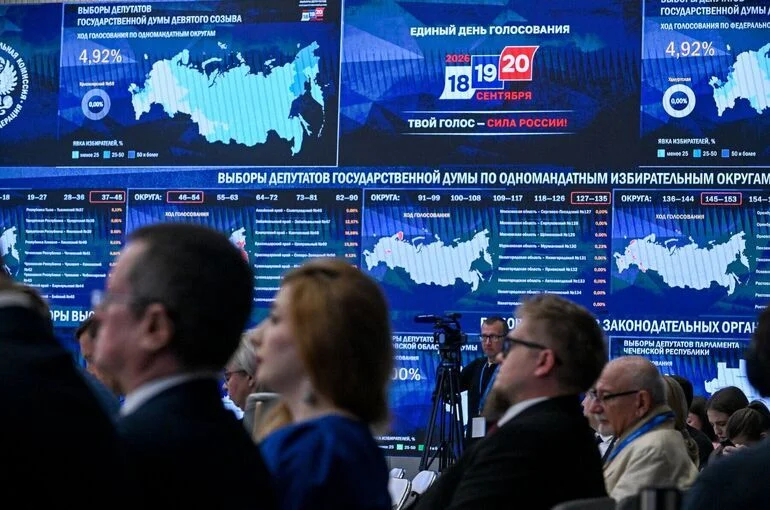 Явка на выборах-2026 на момент закрытия участков составила 56,66%