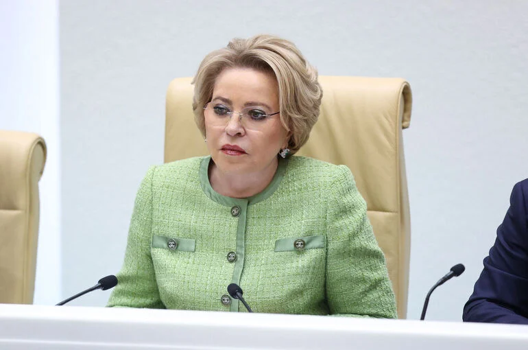 Матвиенко поздравила Володина с избранием на пост председателя Госдумы IX созыва
