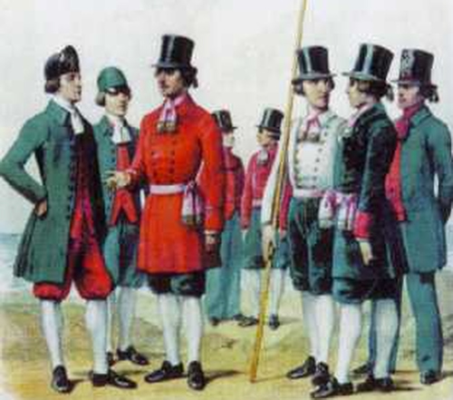 Придворная гребецкая команда. 1763-1765 гг. 