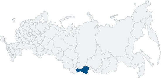 Тыва на карте